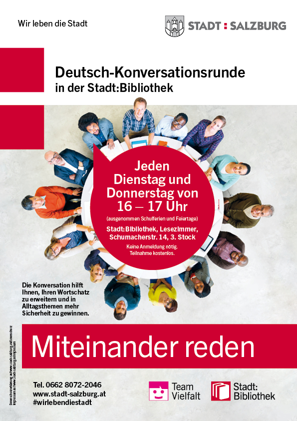 Plakat von Miteinander reden